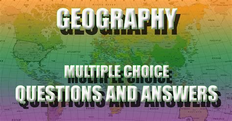 World Geography Objective Questions And Answers Kindle Editon