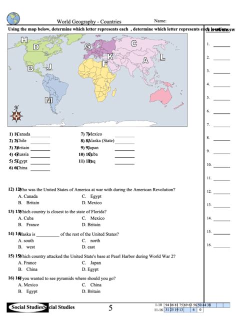 World Geography Plato Learning Answers PDF