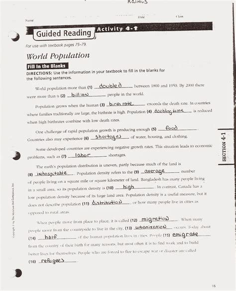 World Geography Section 4 Guided Answers Kindle Editon