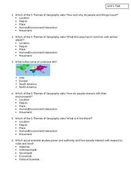 World Geography Test Review Answers Epub