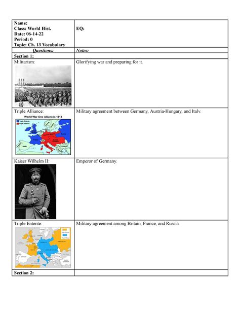 World History Ch 13 Assessment Answer Key PDF