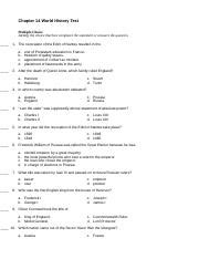 World History Chapter 14 Assessment Answers Doc