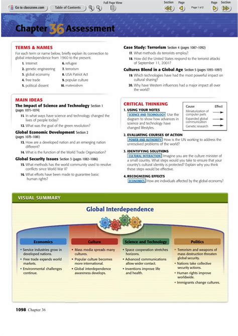 World History Chapter 36 Assessment Answers PDF