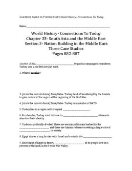 World History Connections To Today Answer Key Reader