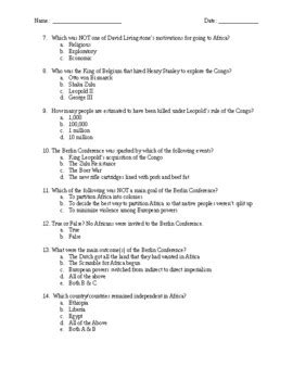 World History Imperialism Test Answers Doc