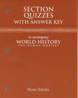 World History The Human Odyssey Answers Doc