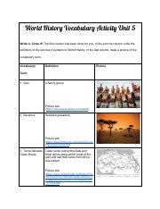 World History Vocabulary Activity 20 Answers Kindle Editon