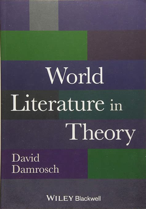 World Literature in Theory PDF