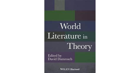 World Literature in Theory PDF