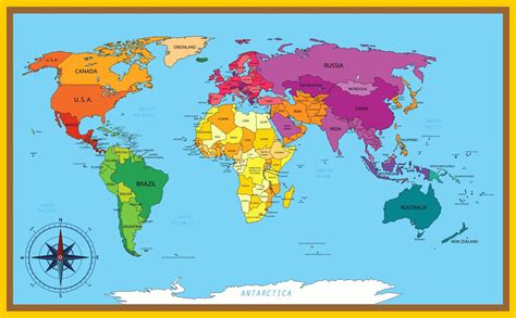 World Maps Printable Free