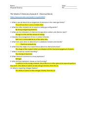 World Of Chemistry Episode 8 Answers Kindle Editon