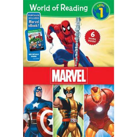 World of Reading Marvel Boxed Set Level 1 Purchase Includes Marvel eBook 6 Book Series