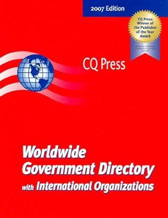 Worldwide Government Directory with Intergovernmental Organizations 2 Vols. Revised Edition Epub