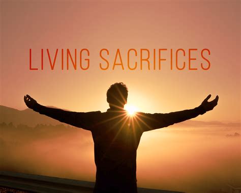 Worship: A Living Sacrifice to God