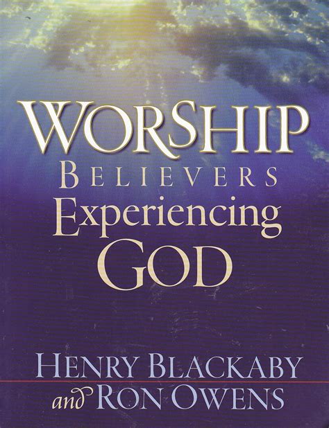 Worship Believers Experiencing God Epub