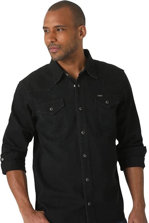 Wrangler Denim Shirt with Snaps: The Epitome of Western Style and Functionality