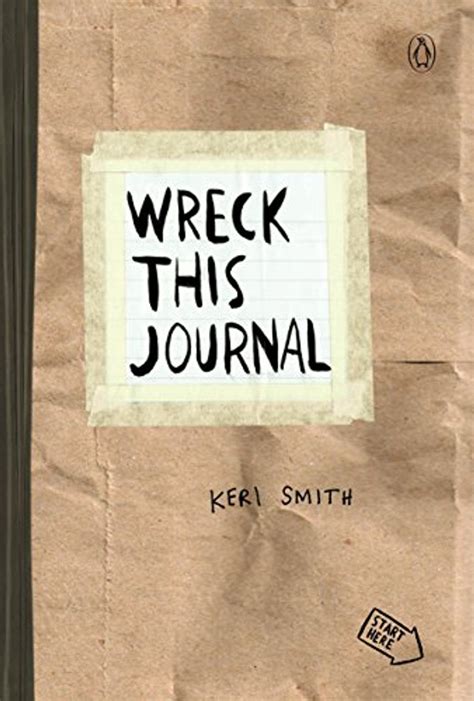 Wreck This Journal Paper bag Expanded Ed Reader