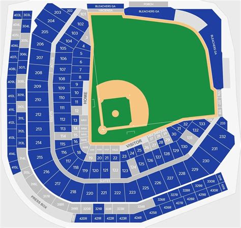 Wrigley Virtual Seating Chart