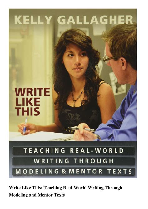 Write Like This Teaching Real World Epub