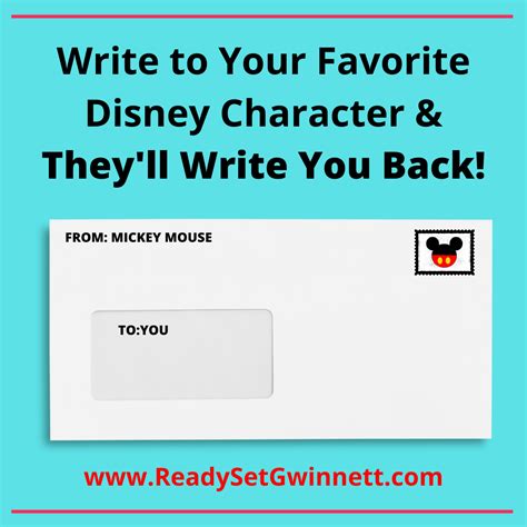 Write a letter to Disney.