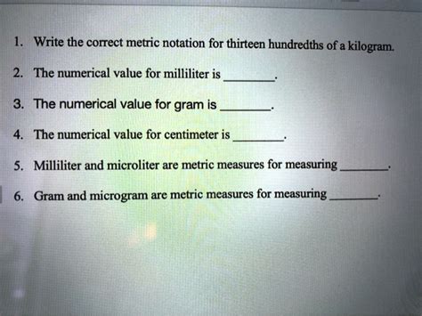 Write down the milliliter value: