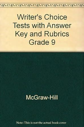 Writer Choice Tests With Answer Key PDF