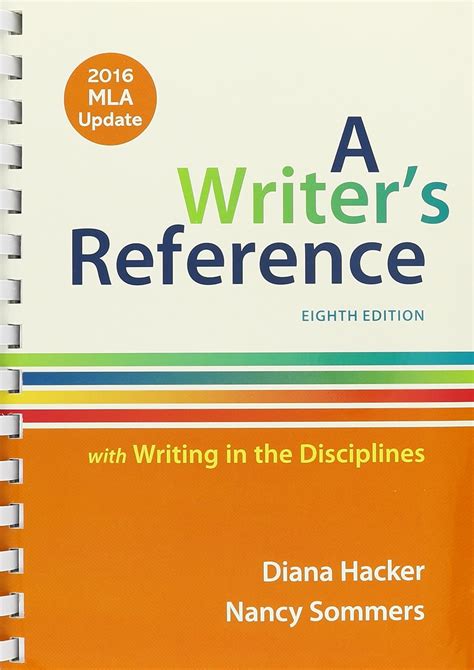 Writer s Reference with Writing in the Disciplines with 2016 MLA Update Epub