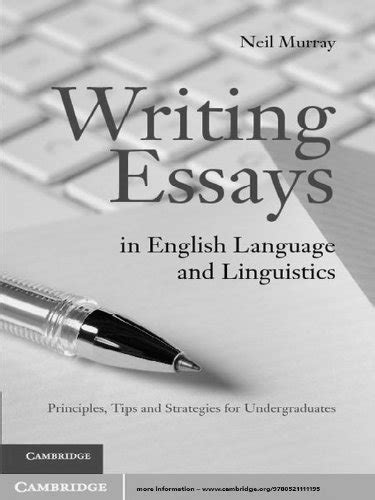 Writing Essays in English Language and Linguistics Principles Kindle Editon