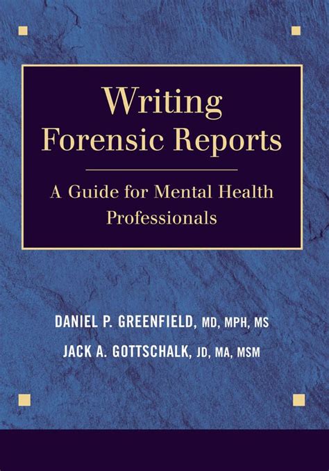 Writing Forensic Reports: A Guide for Mental Health Professionals PDF