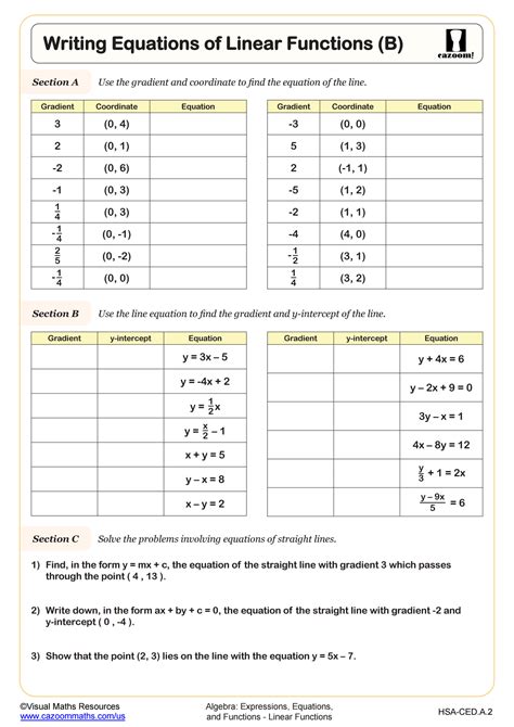 Writing Linear Equations Algebra 2 Answer Key Reader