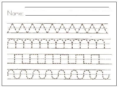 Writing Pattern My Preschool Worksheets Epub