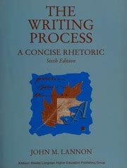 Writing Process Concise Rhetorc Cus Printg Reader