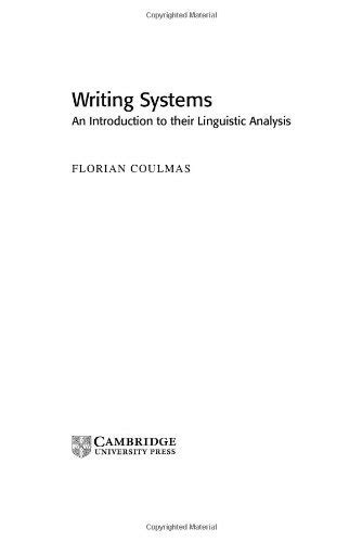 Writing Systems: A Linguistic Introduction Ebook Reader