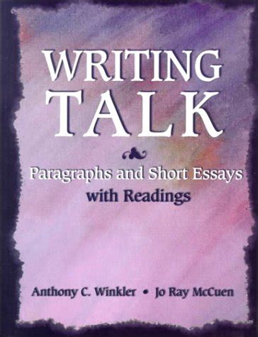 Writing Talk Paragraphs and Short Essays with Readings Doc