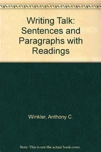 Writing Talk Sentences and Paragraphs Doc