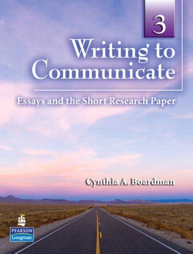 Writing To Communicate 3 Answer Key Ebook Epub