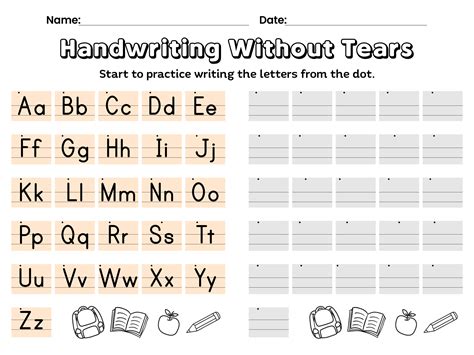 Writing Without Tears Printables