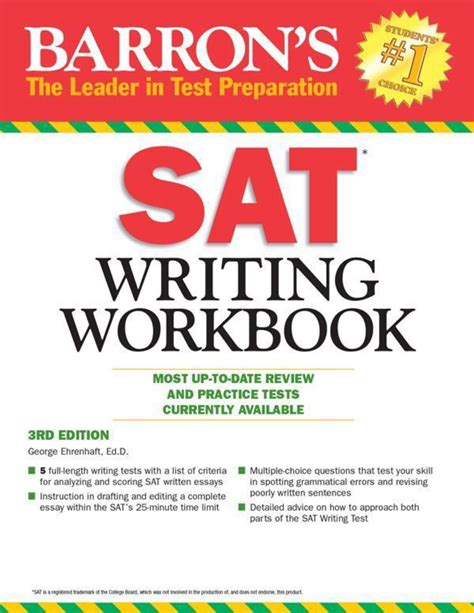 Writing Workbook for the New SAT Barron s Writing Workbook for the New Sat PDF