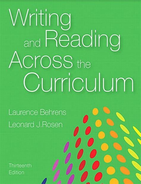 Writing and Reading Across The Curriculum Epub