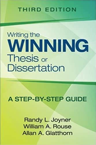Writing the Winning Thesis or Dissertation A Step-by-Step Guide Volume 3 Epub