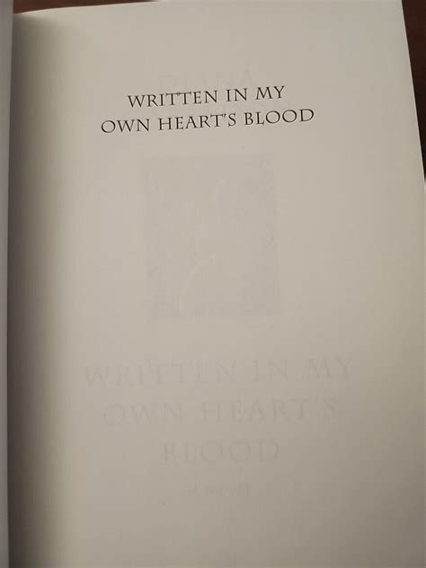 Written in My Own Heart s Blood Doc