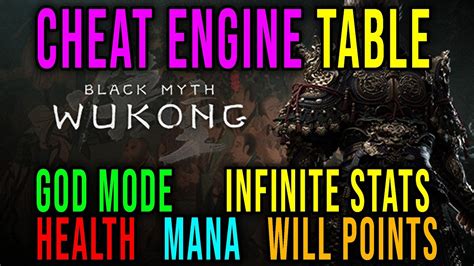 Wukong Cheat Engine: The Ultimate Gaming Advantage