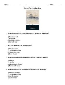 Wuthering Heights Teaching Unit Answer Key Kindle Editon