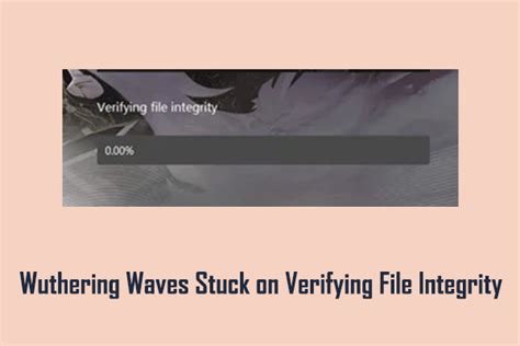 Wuthering Waves Verifying Integrity: A Comprehensive Guide