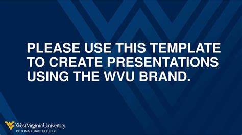 Wvu Powerpoint Template