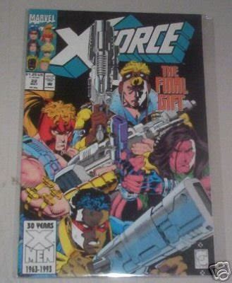 X-FORCE NO 22 THE FINAL GIFT MARVEL COMICS X-FORCE VOLUME 1 Doc