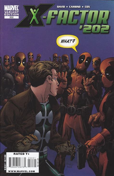 X-Factor 202 Retailer Incentive Deadpool Variant Kindle Editon