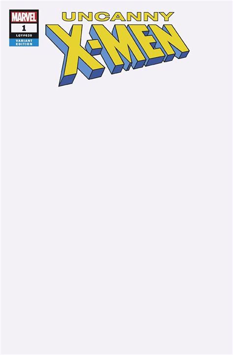 X-Men 1 Blank Cover  Reader