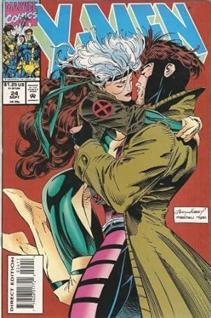 X-Men 24 Vol 1 September 1993 Rogue and Gambit First Kiss Cover PDF