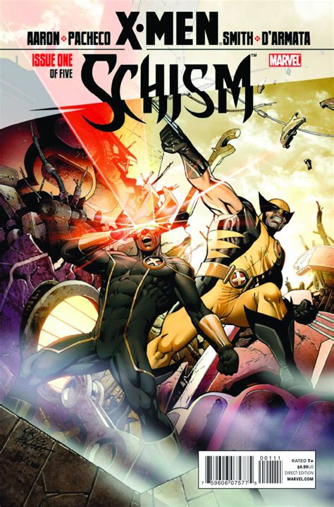 X-Men Schism 1 Of5 Marvel Comics Doc